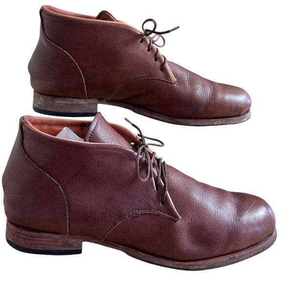 Hand Crafted Leather Shoes Mens Chukka Soft Leather Upper & lining Lace Up main image 8